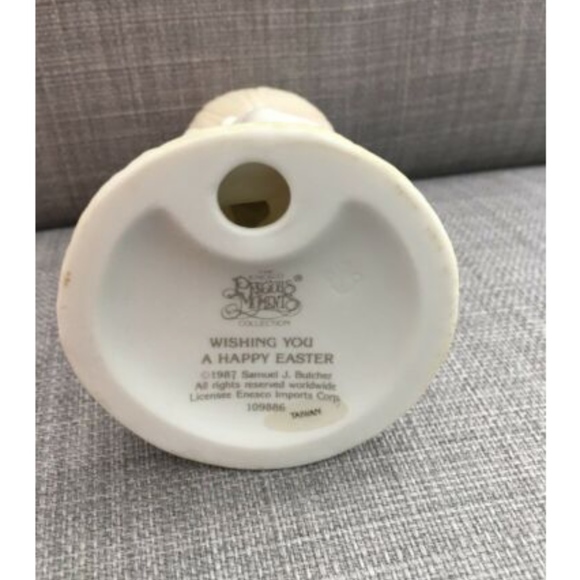 Wishing You A Happy Easter 1987 Girl Bunny - Picture 3 of 3